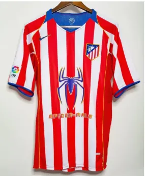 04/05 Atletico De Madrid Home Kit Retro