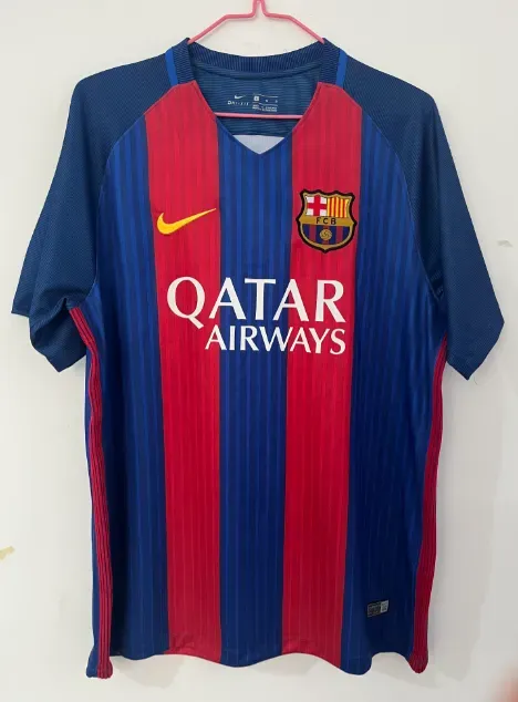 16/17 FC Barcelona Home Kit Retro