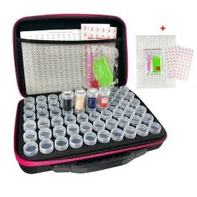 30/60/120 Bottles Diamond Painting Accessories Tool Carry Case Box Container Diamond Storage Bag Cas