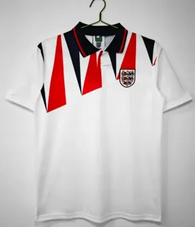 92' England Home Kit Retro