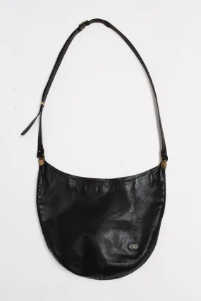 AIGNER BLACK BUCKET LEATHER VINTAGE BAG