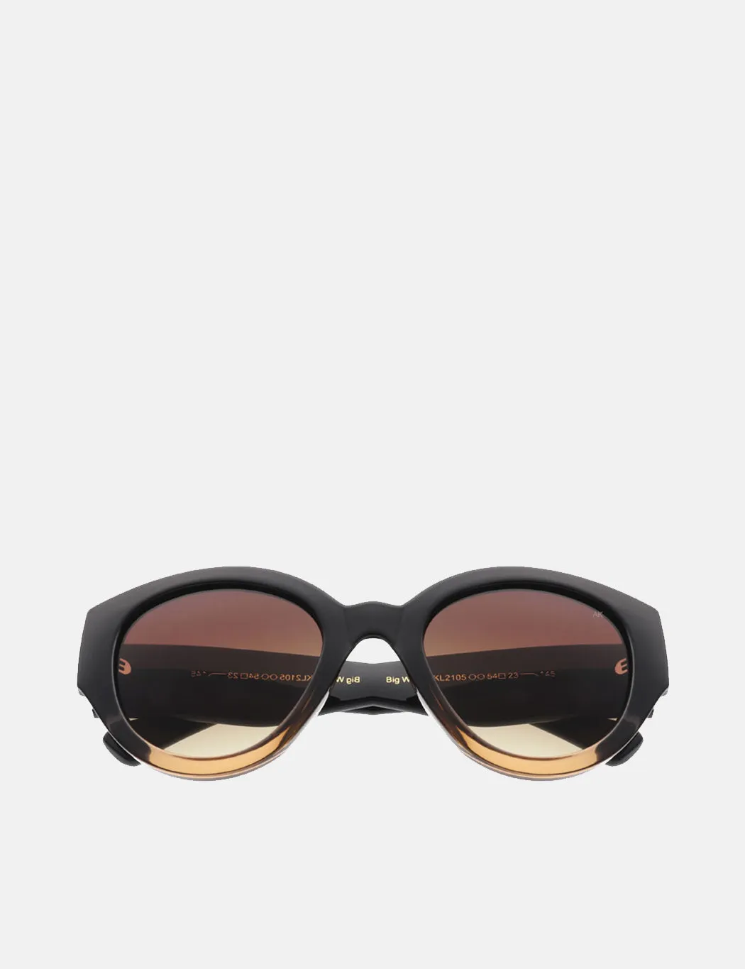 A.Kjaerbede Big Winnie Sunglasses - Black/Brown