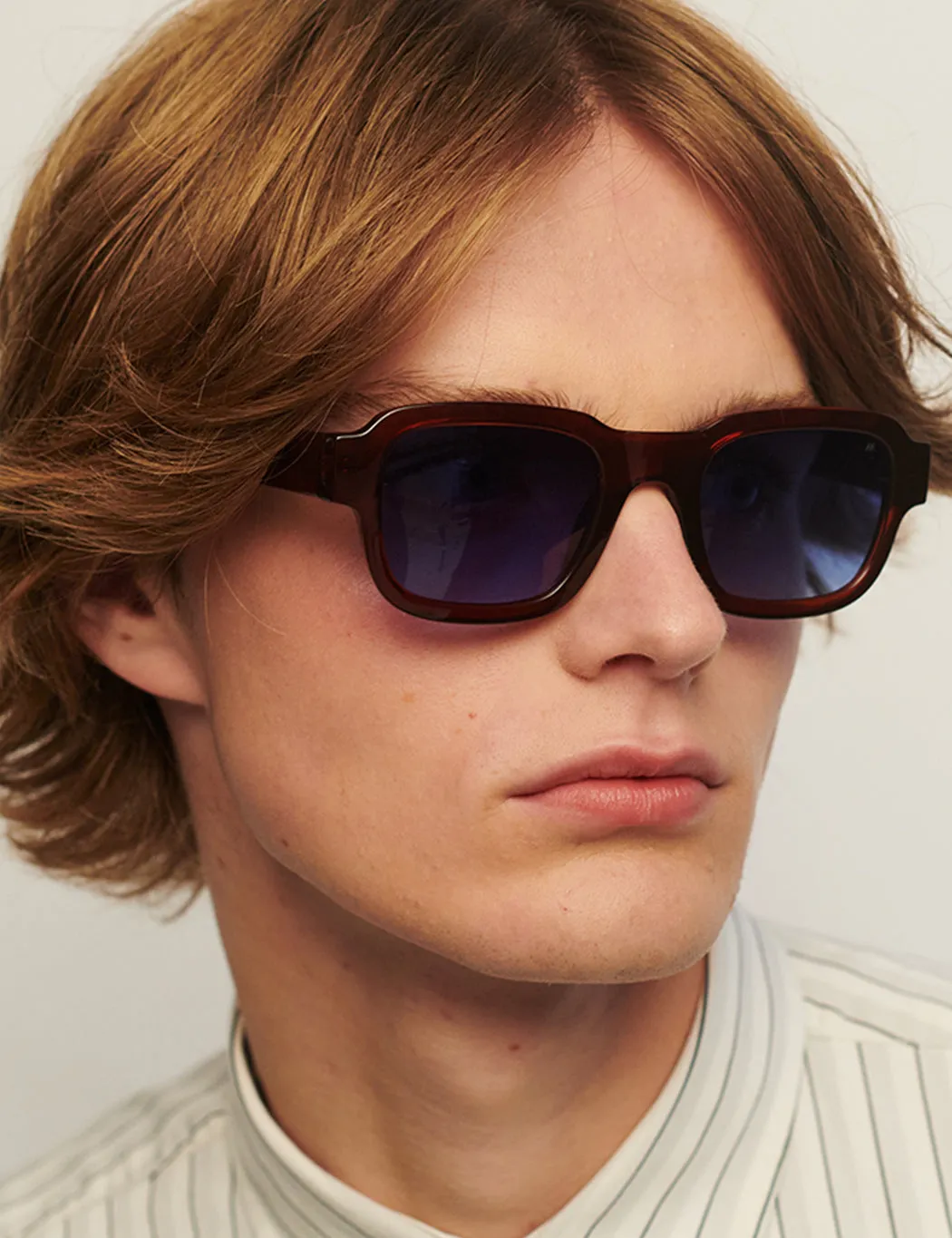 A.Kjaerbede Halo Sunglasses - Brown Transparent