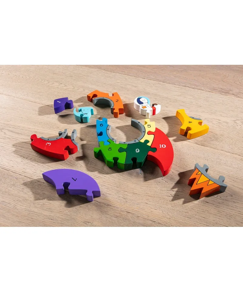 Alphabet Jigsaws Rocket Number Jigsaw