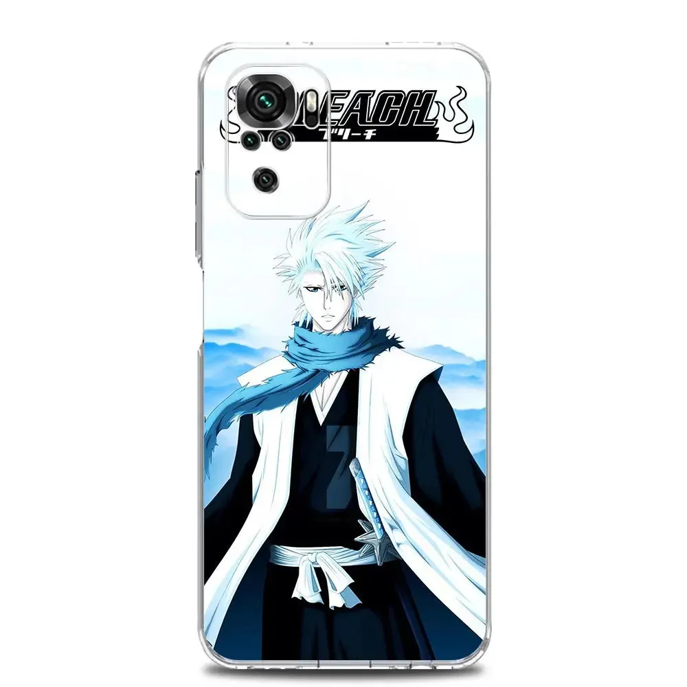 Anime Bleach Kurosaki Ichigo Clear Phone Case for Xiaomi Redmi Note 12 5G 9S 9 8 10 11 Pro  9T 8T 10C 9C 9A 7 Pro TPU Back Cover (2)