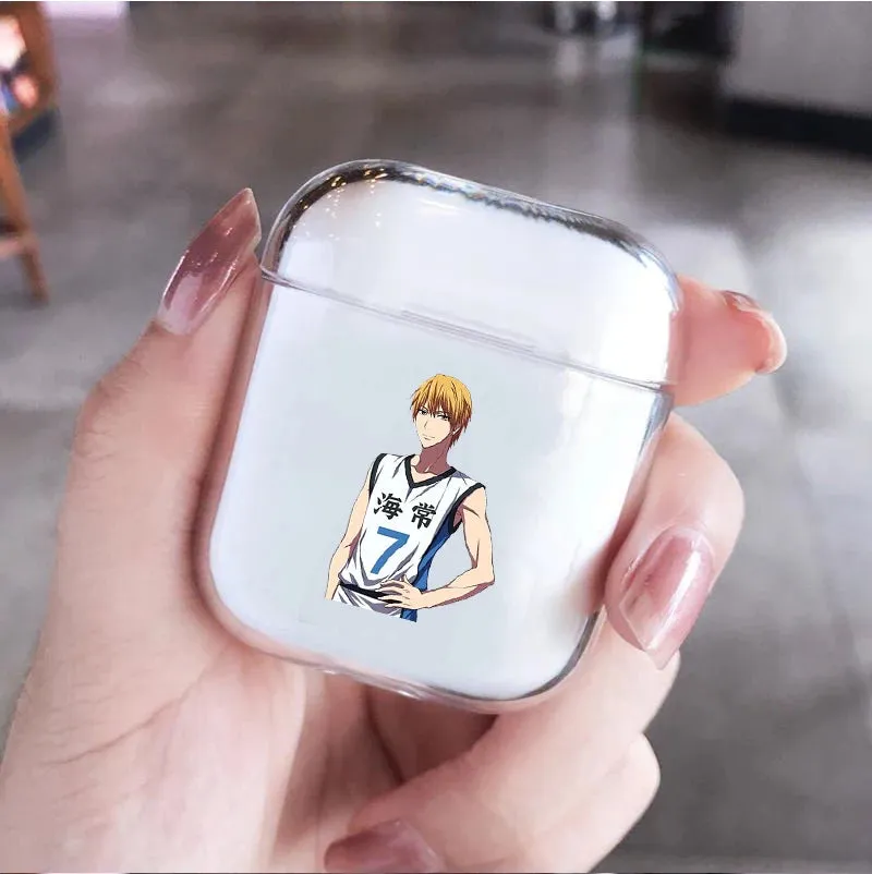 Anime Kuroko No Basket Soft Silicone TPU Case for AirPods Pro 1 2 3 Transparent Silicone Wireless Bluetooth Earphone Box Cover