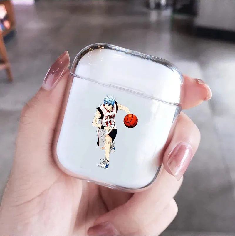 Anime Kuroko No Basket Soft Silicone TPU Case for AirPods Pro 1 2 3 Transparent Silicone Wireless Bluetooth Earphone Box Cover