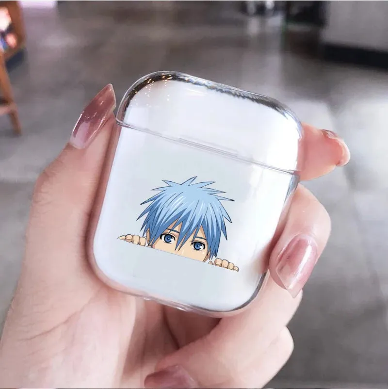 Anime Kuroko No Basket Soft Silicone TPU Case for AirPods Pro 1 2 3 Transparent Silicone Wireless Bluetooth Earphone Box Cover