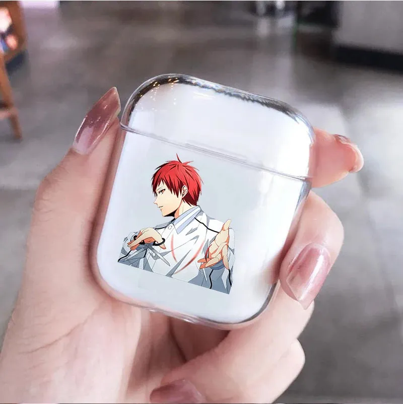 Anime Kuroko No Basket Soft Silicone TPU Case for AirPods Pro 1 2 3 Transparent Silicone Wireless Bluetooth Earphone Box Cover