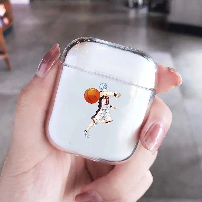 Anime Kuroko No Basket Soft Silicone TPU Case for AirPods Pro 1 2 3 Transparent Silicone Wireless Bluetooth Earphone Box Cover