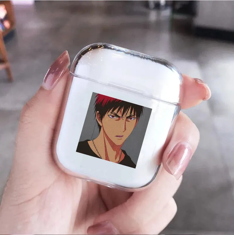 Anime Kuroko No Basket Soft Silicone TPU Case for AirPods Pro 1 2 3 Transparent Silicone Wireless Bluetooth Earphone Box Cover