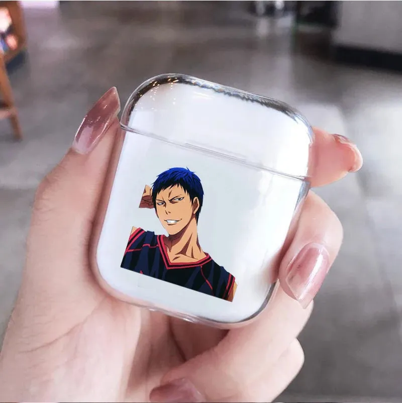 Anime Kuroko No Basket Soft Silicone TPU Case for AirPods Pro 1 2 3 Transparent Silicone Wireless Bluetooth Earphone Box Cover