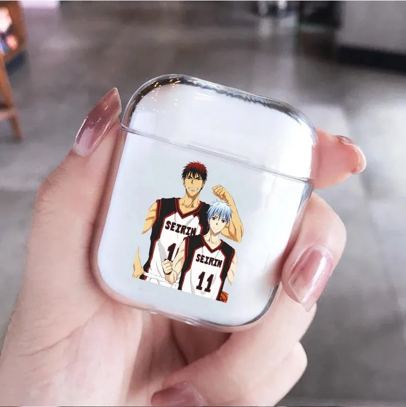 Anime Kuroko No Basket Soft Silicone TPU Case for AirPods Pro 1 2 3 Transparent Silicone Wireless Bluetooth Earphone Box Cover