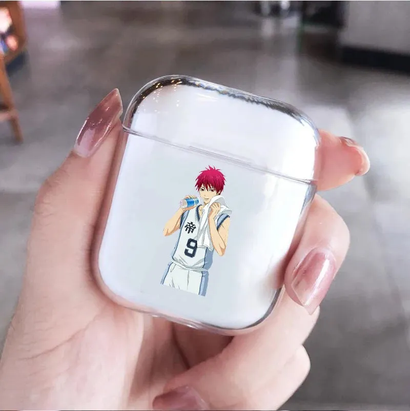 Anime Kuroko No Basket Soft Silicone TPU Case for AirPods Pro 1 2 3 Transparent Silicone Wireless Bluetooth Earphone Box Cover