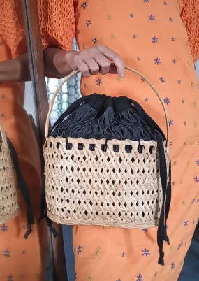 anita smocked bamboo bag