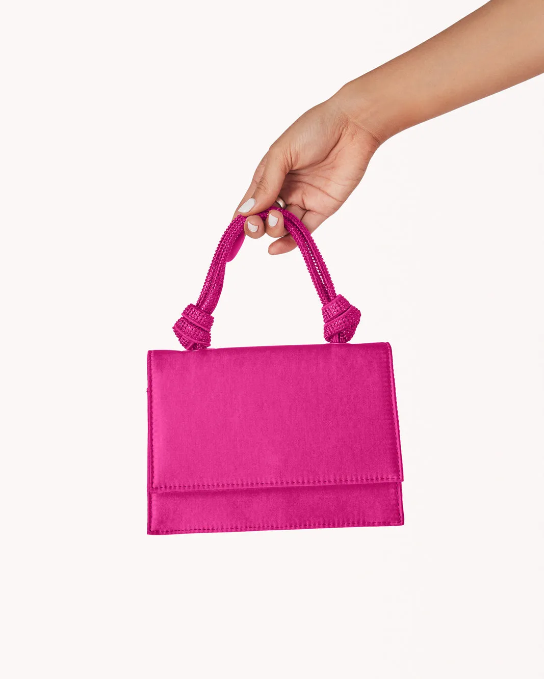 ARIATTA HANDLE BAG - MAGENTA-MAGENTA DIAMANTE