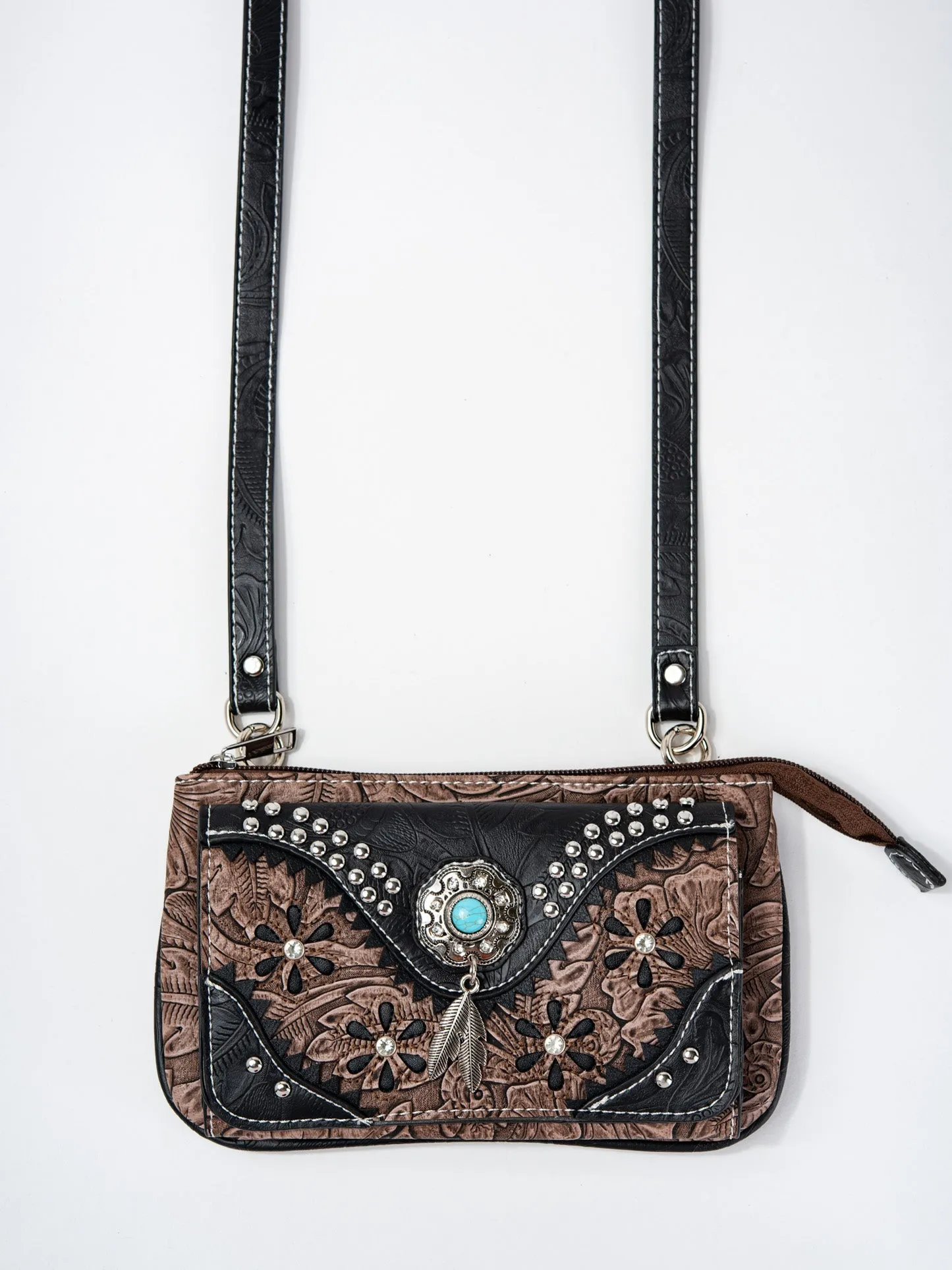 Aubrey Western Design Petite Crossbody Sling Bag