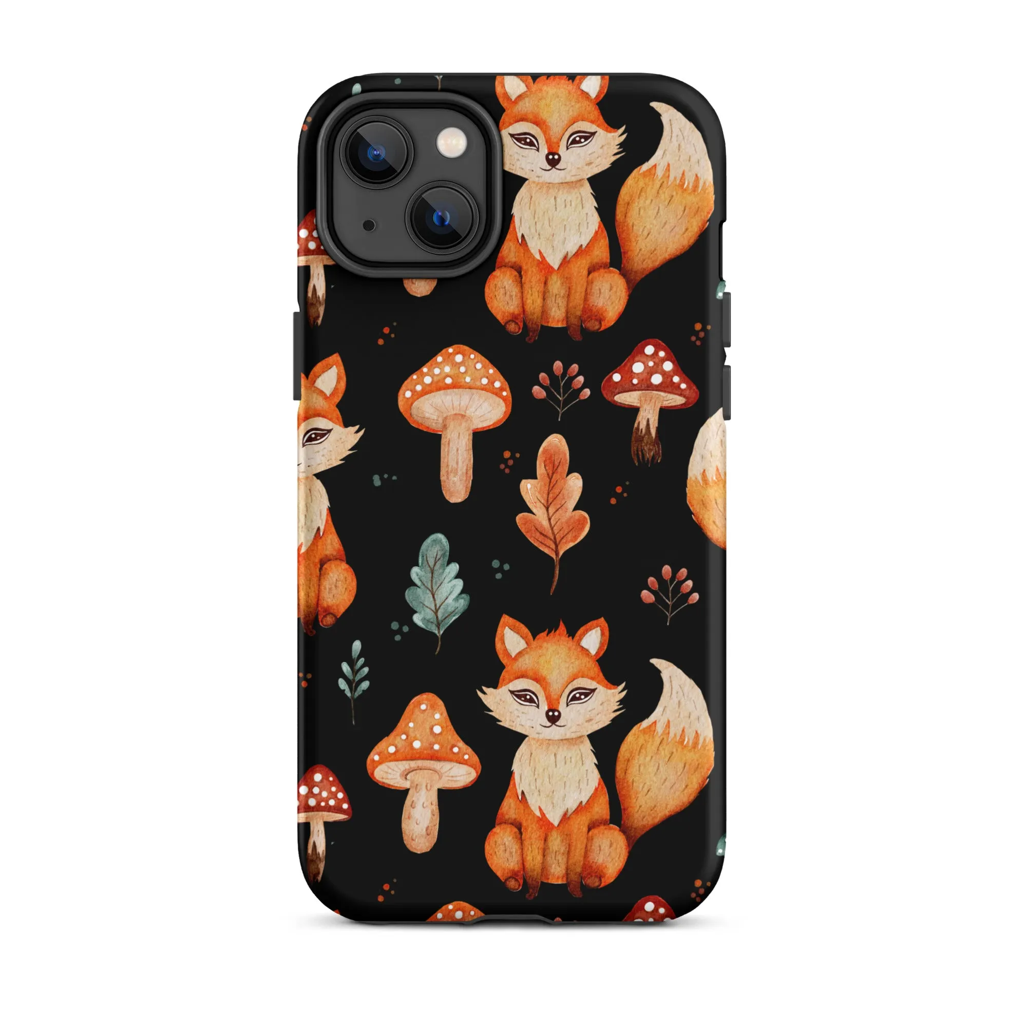 Autumn Fox & Mushroom Premium iphone Case