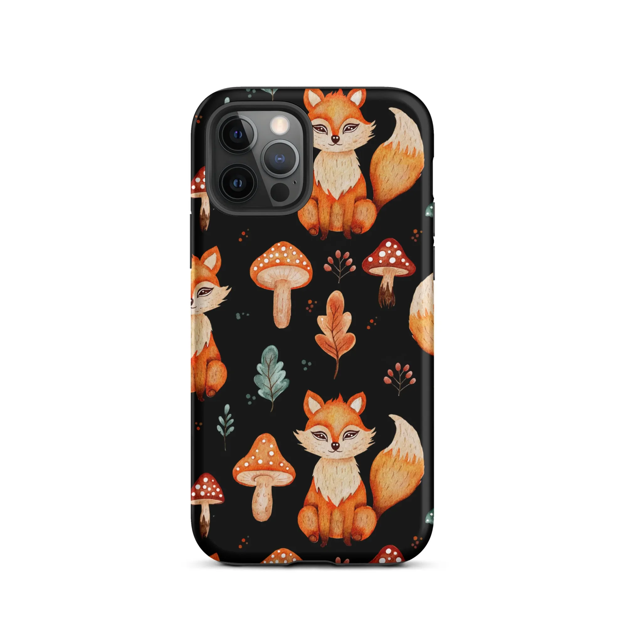 Autumn Fox & Mushroom Premium iphone Case