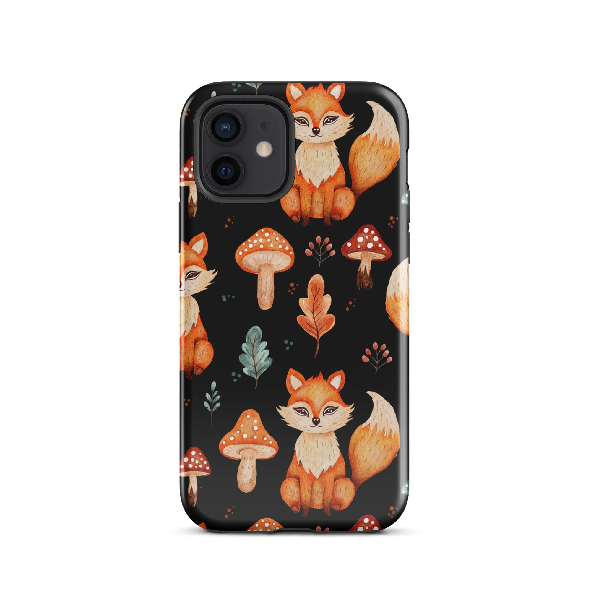 Autumn Fox & Mushroom Premium iphone Case