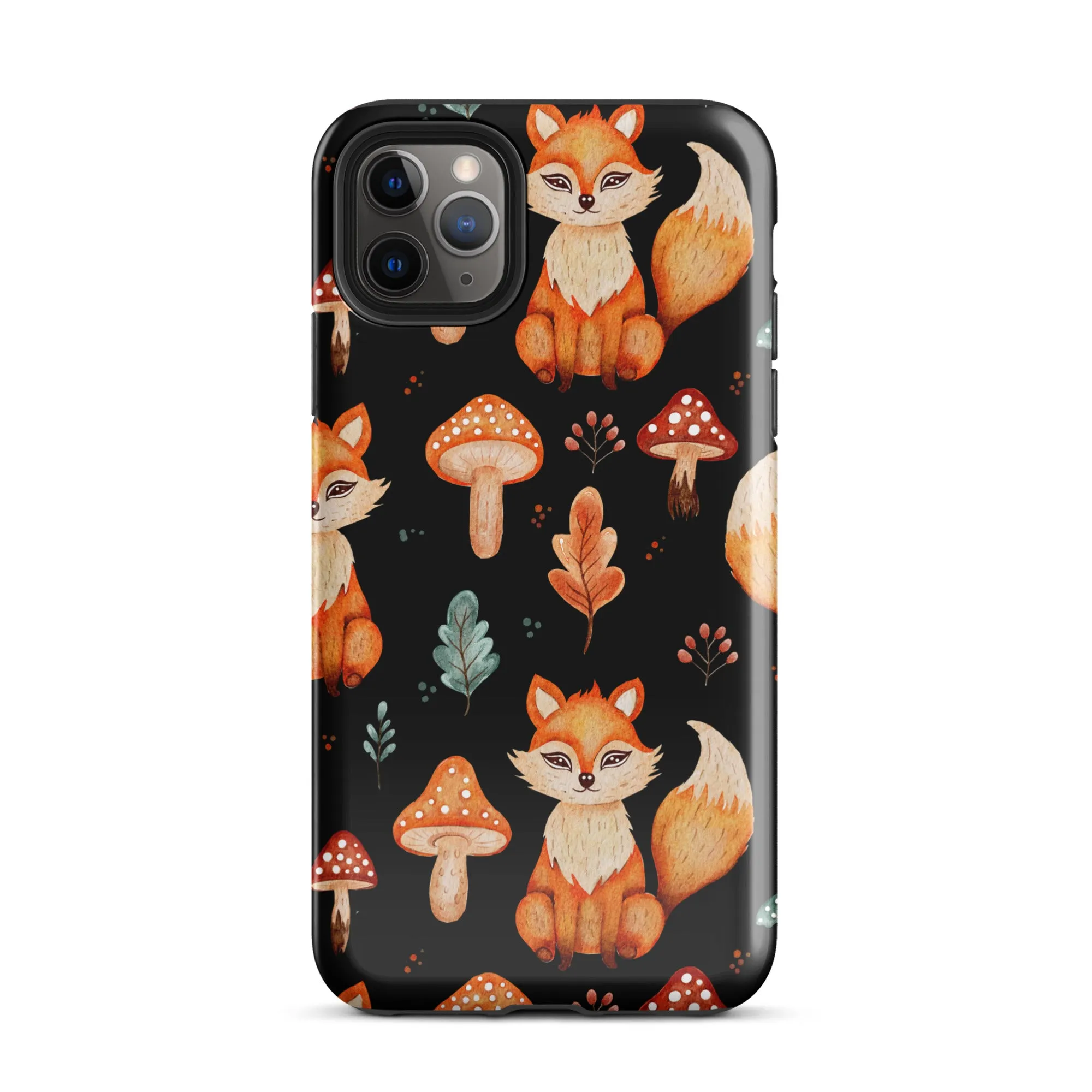 Autumn Fox & Mushroom Premium iphone Case