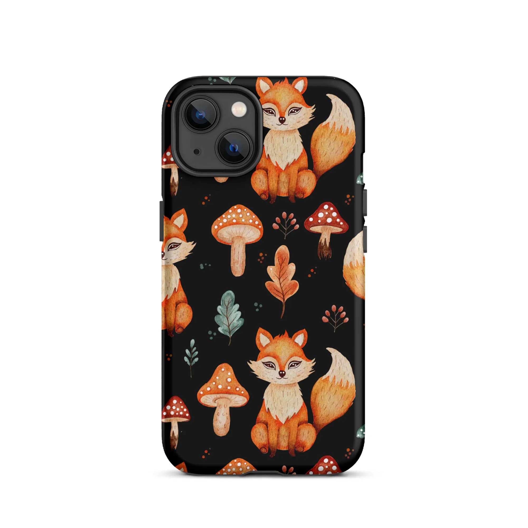 Autumn Fox & Mushroom Premium iphone Case