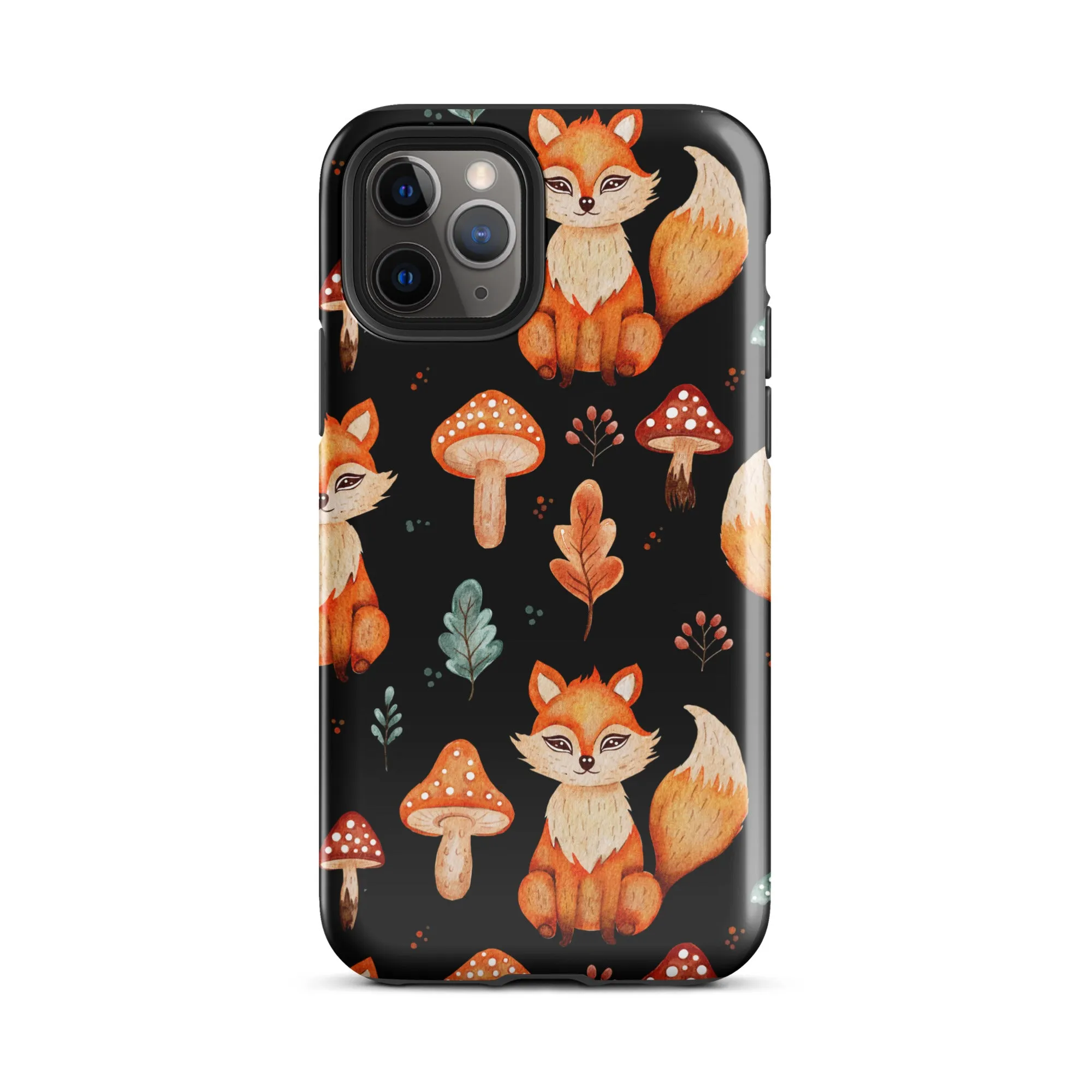 Autumn Fox & Mushroom Premium iphone Case