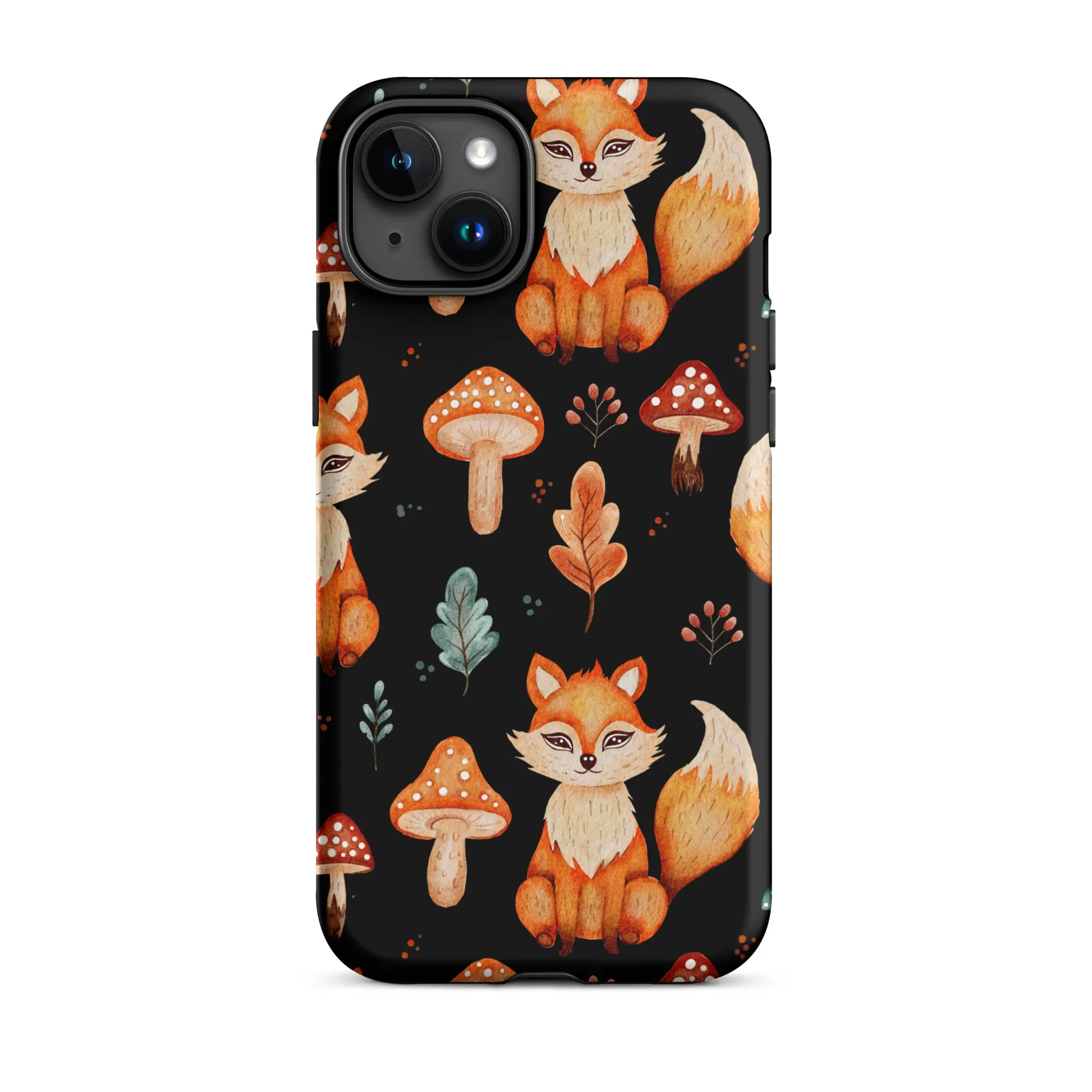 Autumn Fox & Mushroom Premium iphone Case