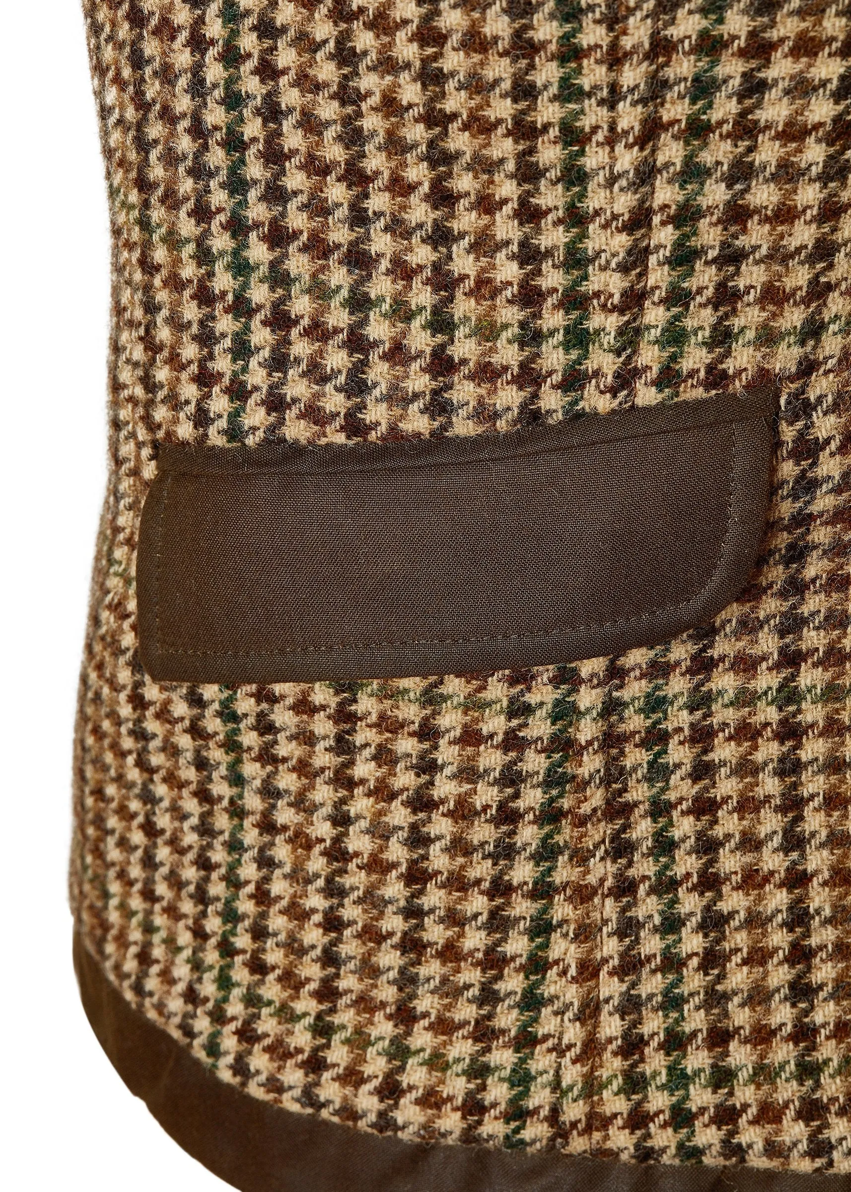 Hailes Green Tweed Aviator Gilet - Stylish and Functional Outerwear