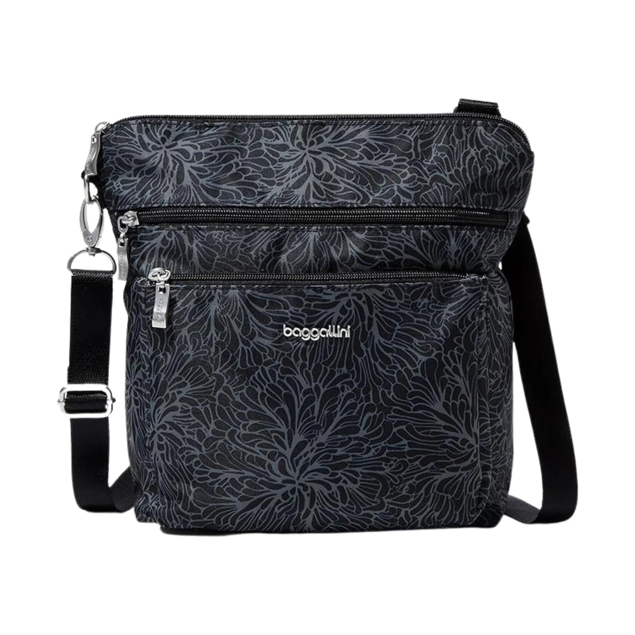 Baggallini Modern Large Pocket Crossbody - Midnight Blossom