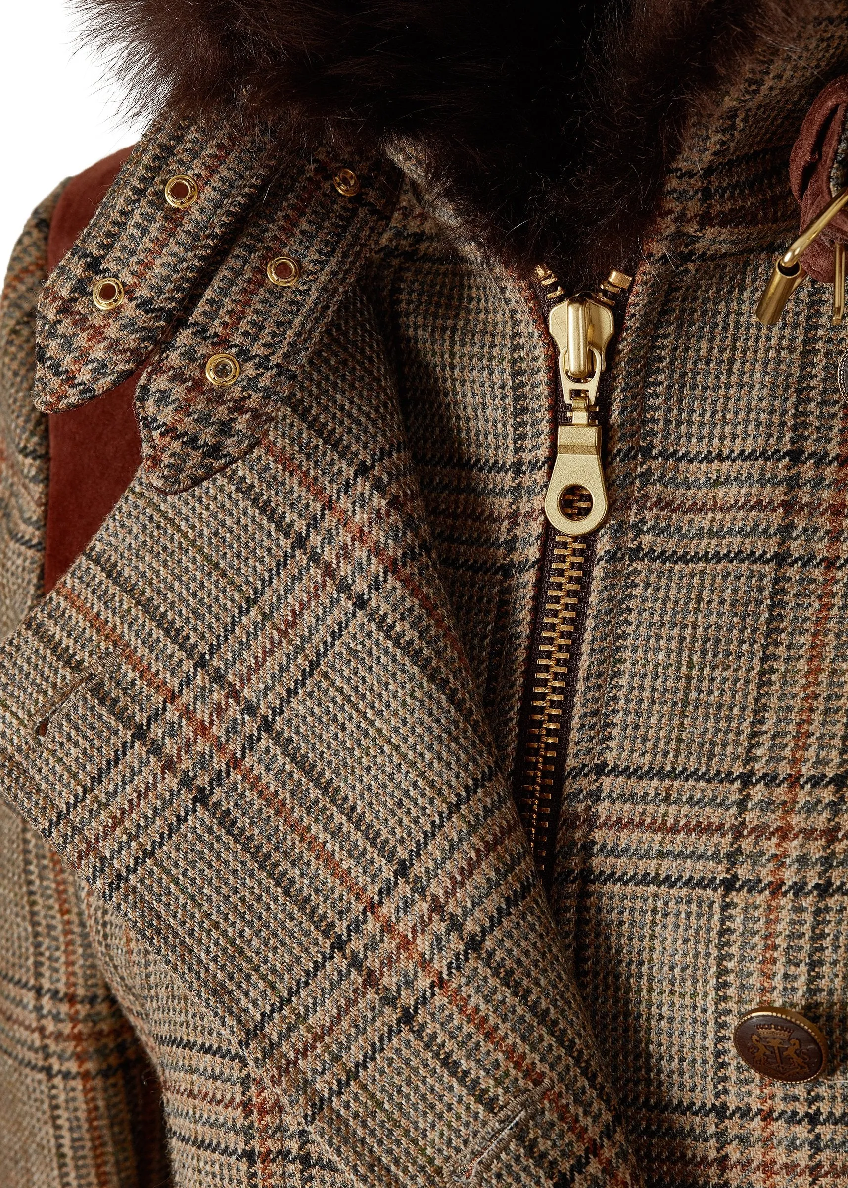 Balmoral Field Jacket (Bourbon Tweed)