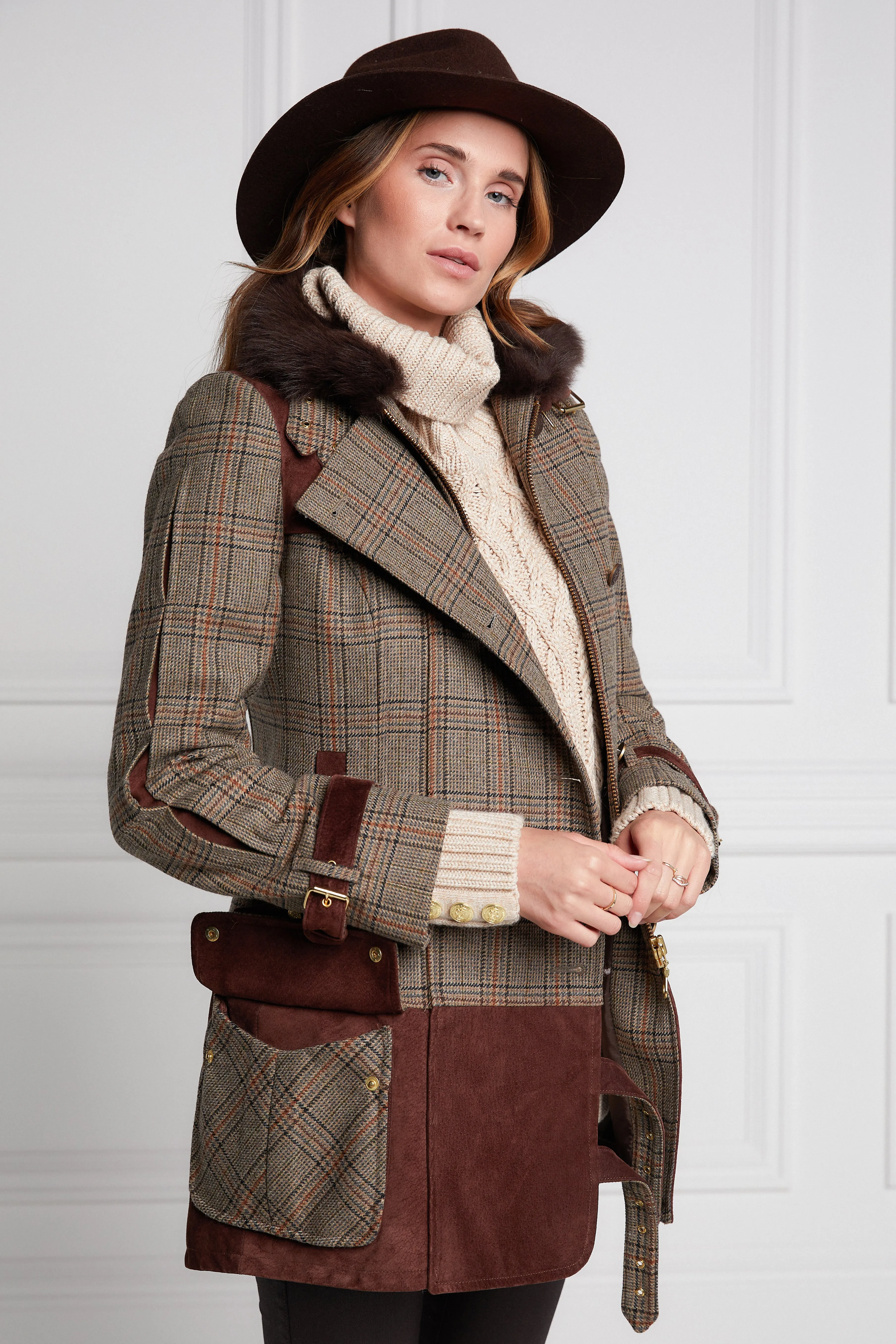 Balmoral Field Jacket (Bourbon Tweed)