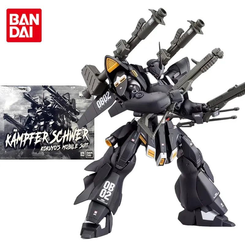 Bandai Original Gundam Model Kit Anime PB Limited MG 1/100 KAMPFER SCHWER Action Figure Toys