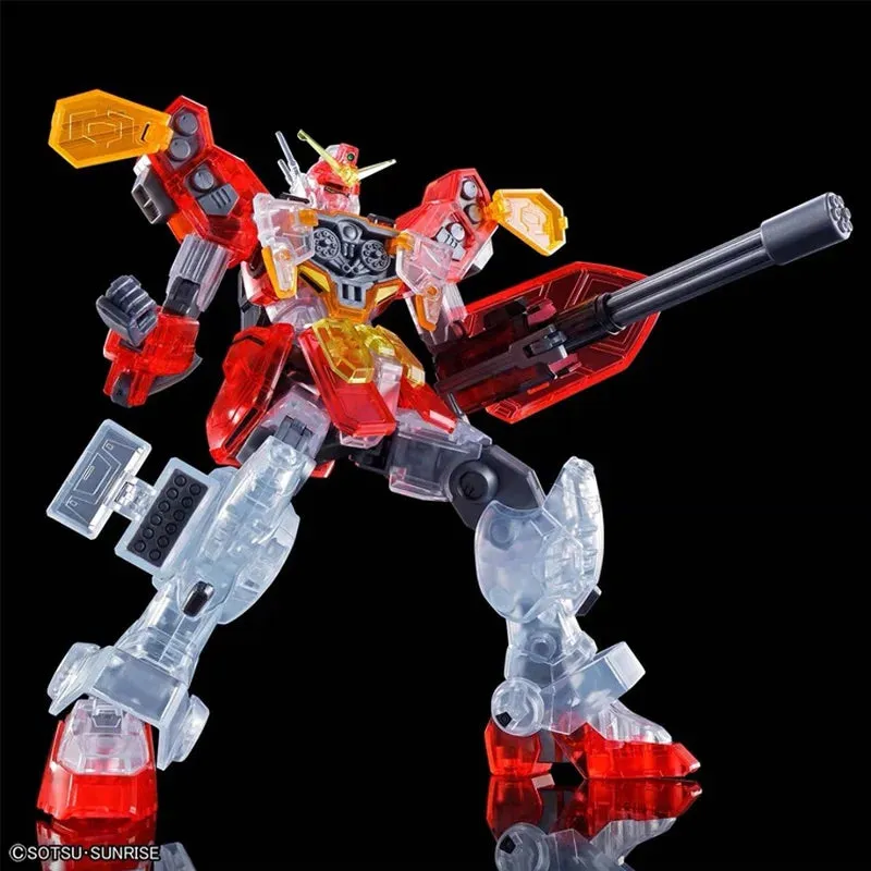 Bandai Original Gundam Model Kit HG XXXG-01H Heavy Weapon Clear Color Gunpla Anime Action Figure Toy