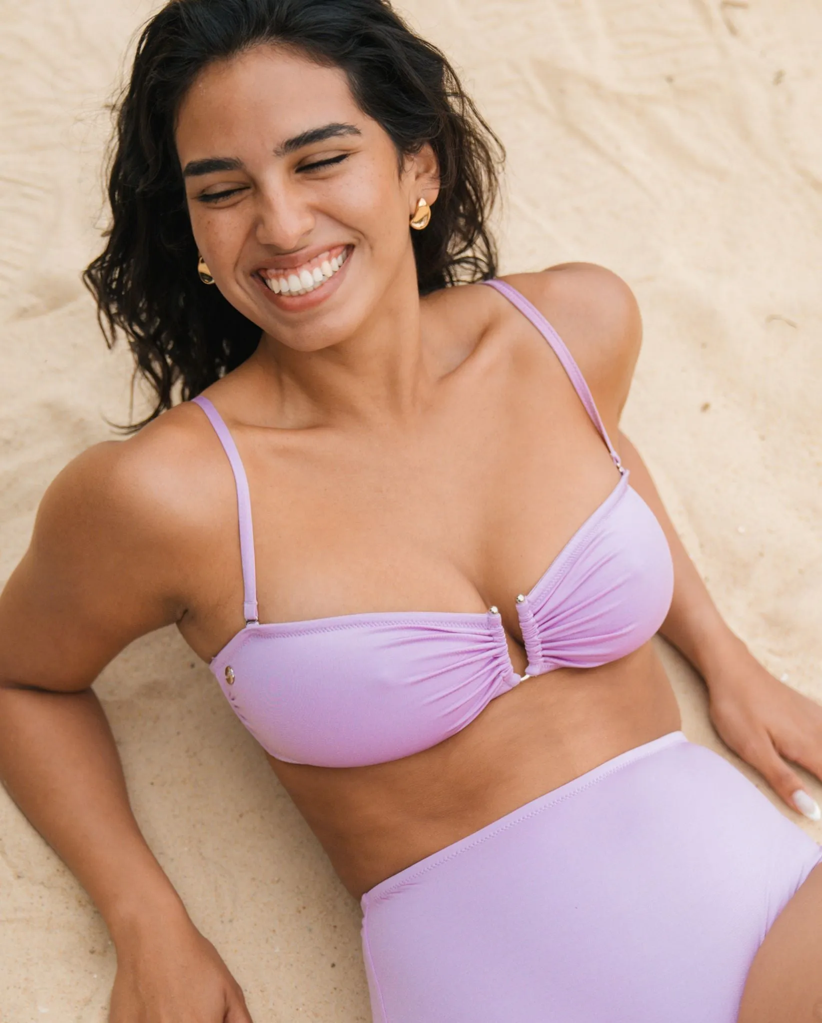 Bandeau Bikini Top Lavender