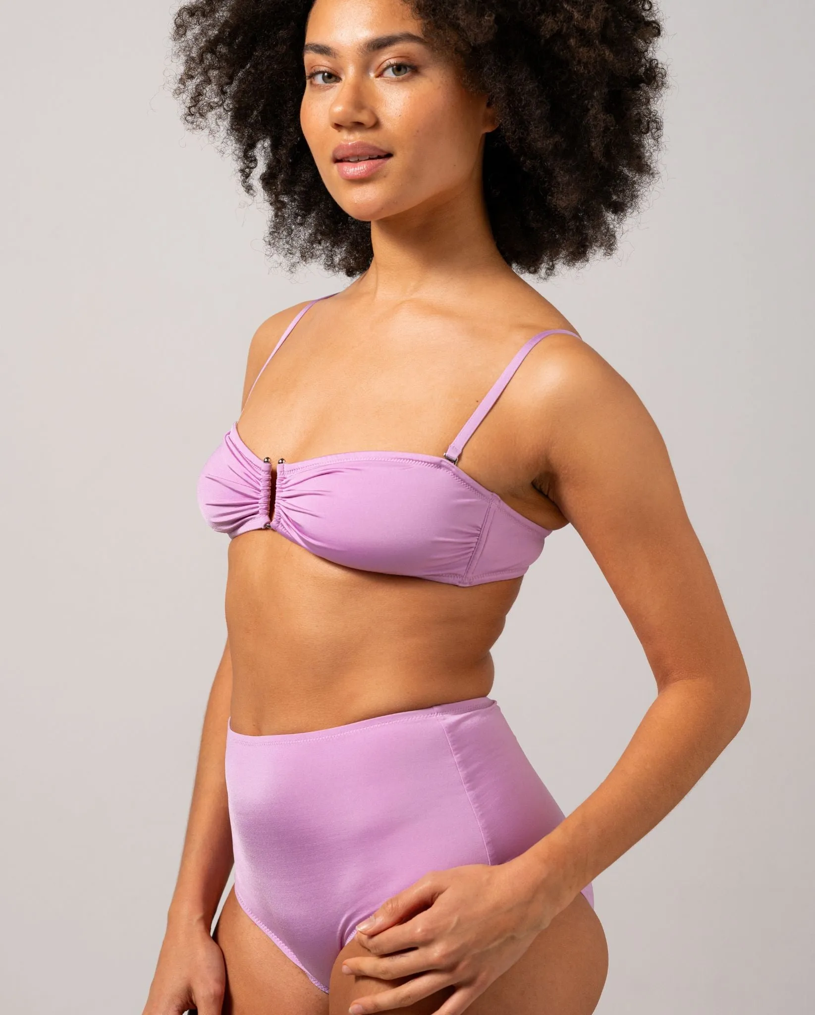 Bandeau Bikini Top Lavender