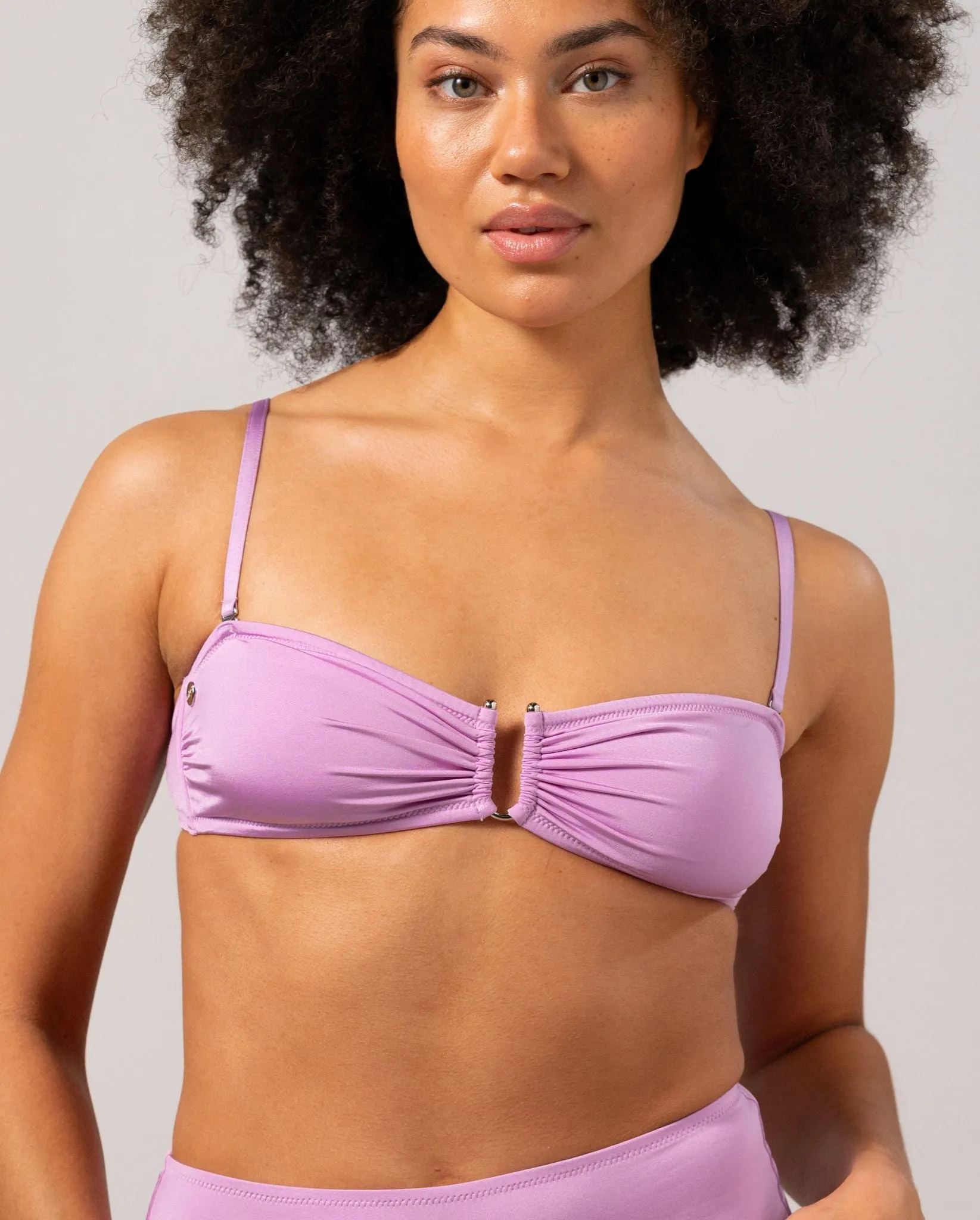 Bandeau Bikini Top Lavender