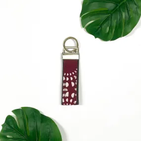 Batik Key Fob - Crimson Lunar