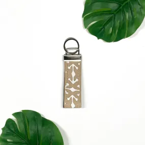 Batik Key Fob - Latte Kompas