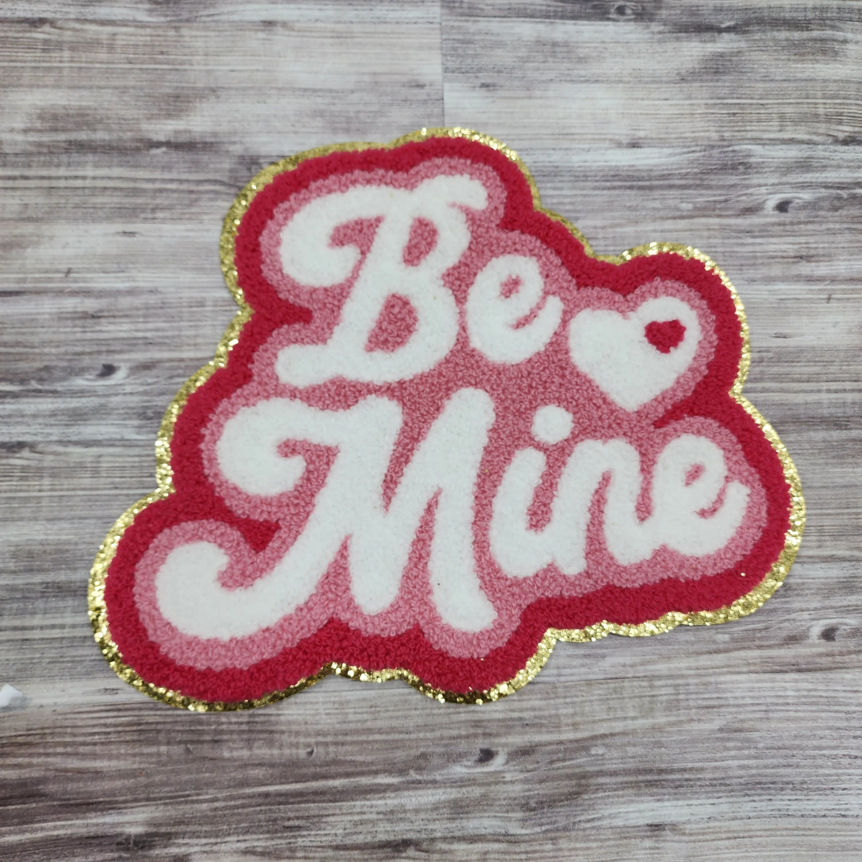 Be Mine Chenille Patch