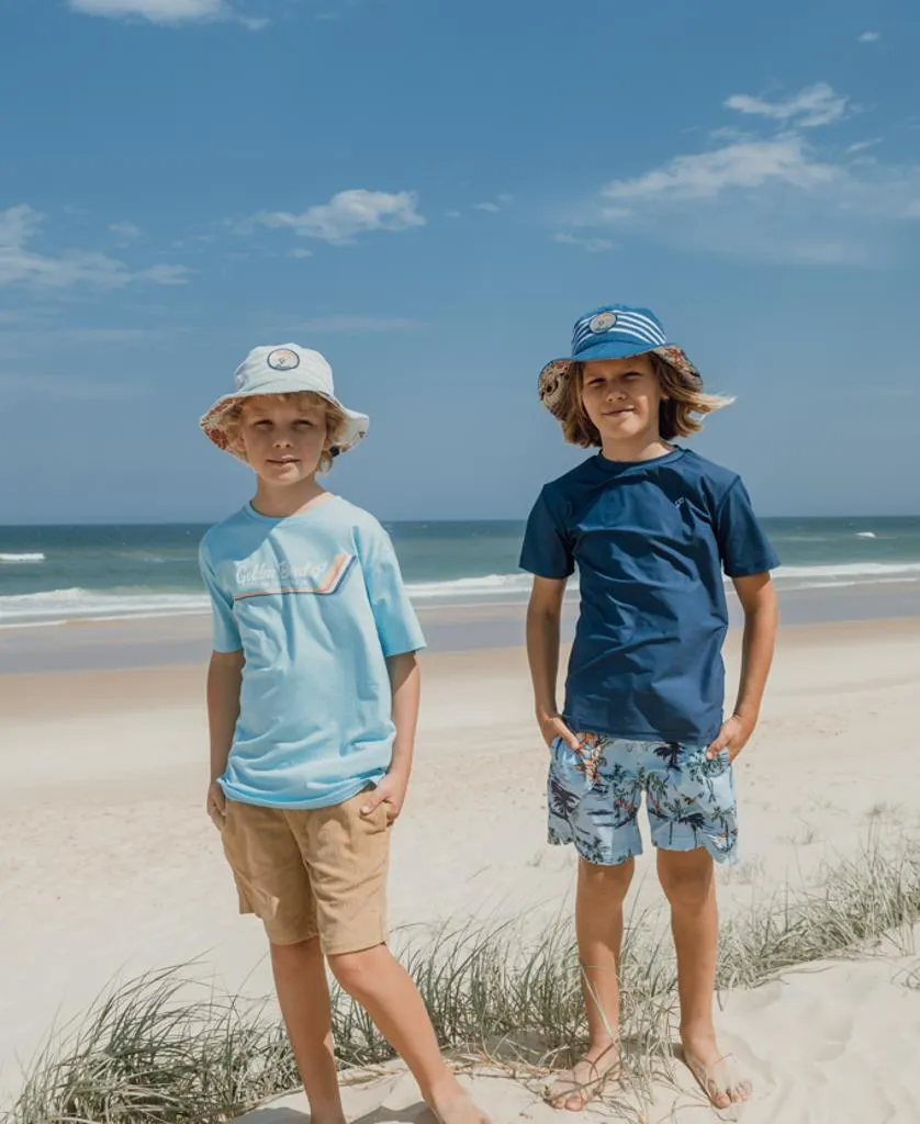 Beach Boy Cord Bucket Hat | Dusty Blue