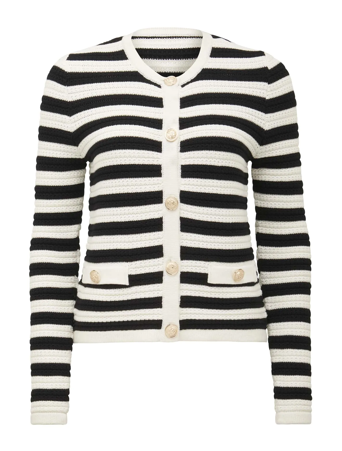 Beri Striped Knit Cardigan