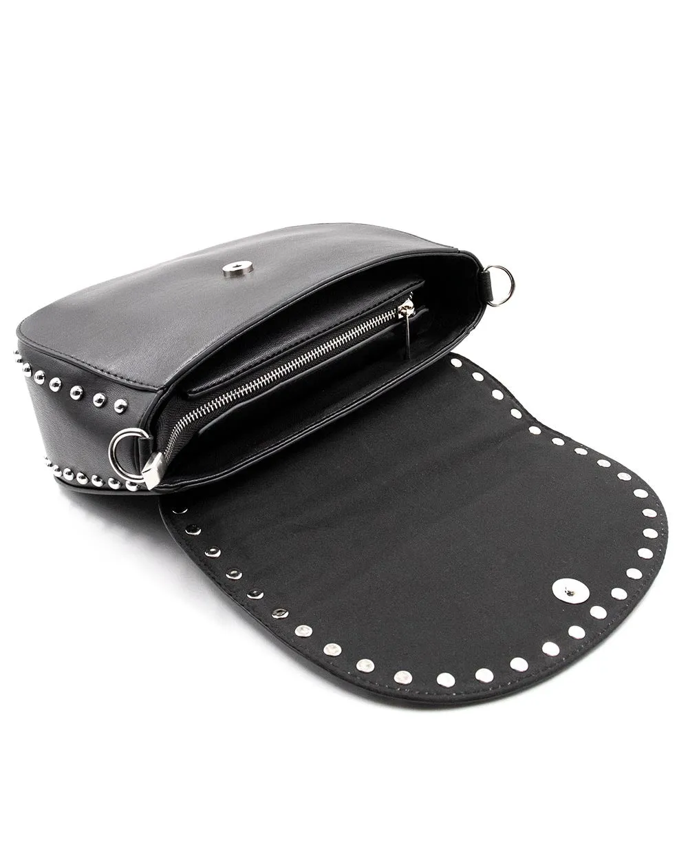 Black Studded Handbag