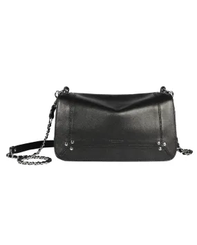 Bobi Bag Medium Black with Silver Hardware