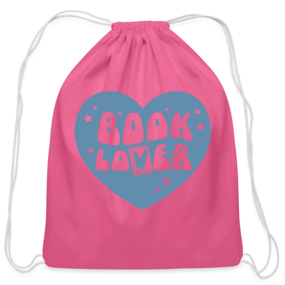 Book Lover: Cotton Drawstring Bag for Literature Enthusiasts