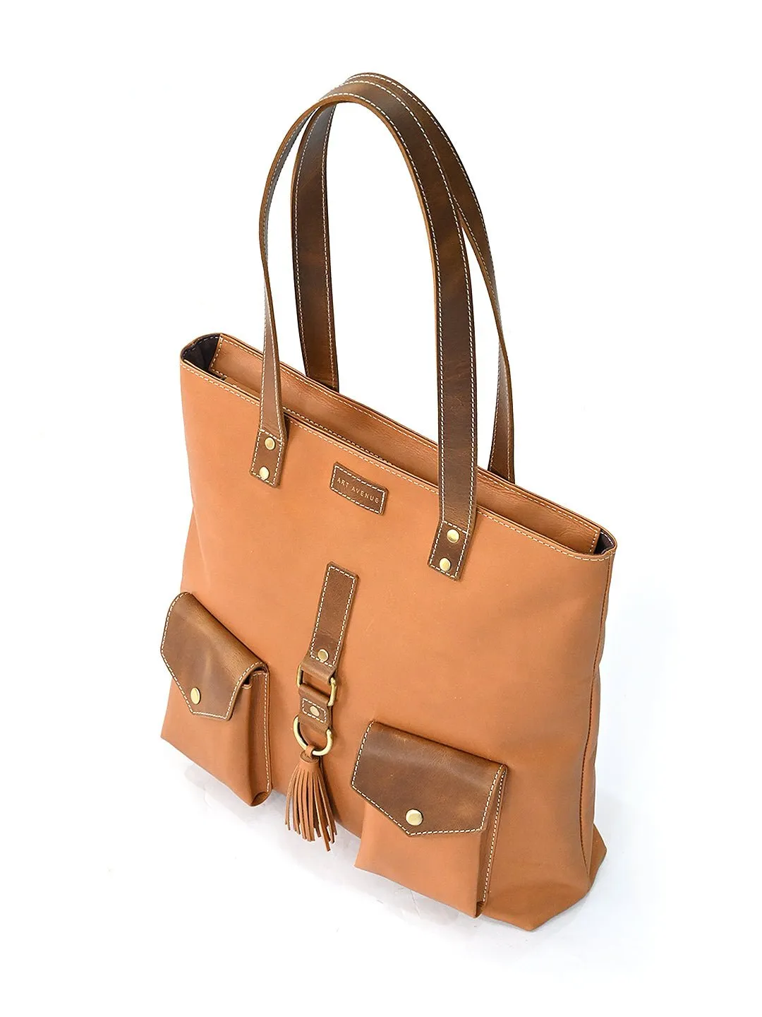 BRAWNY - LEATHER TOTE BAG