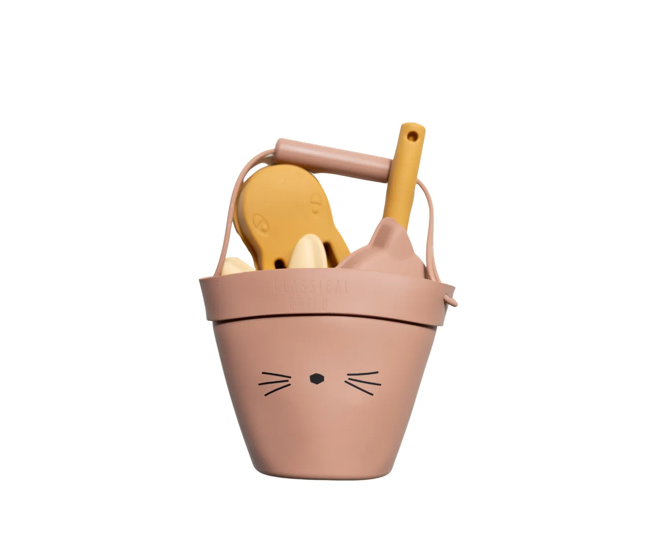 Bucket & Toys Set - Pink Cat