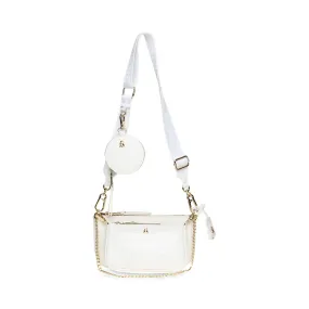 Burgent Crossbody bag WHITE/GOLD