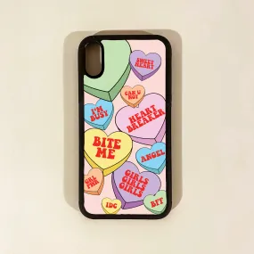 Candy Hearts Phone Case