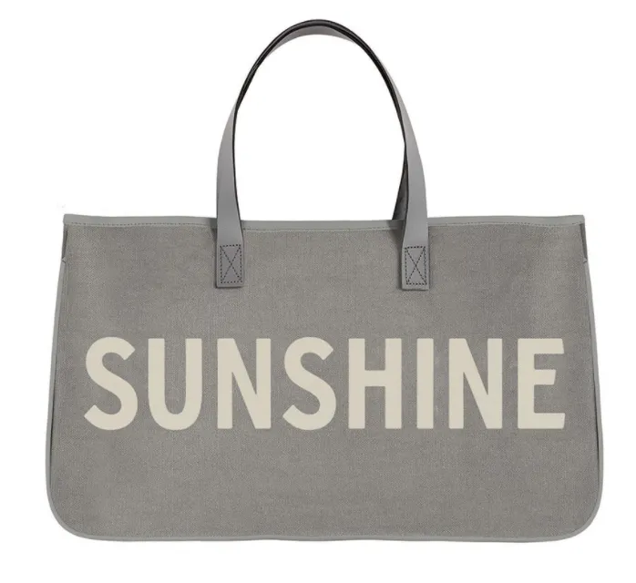 Canvas Tote with Words